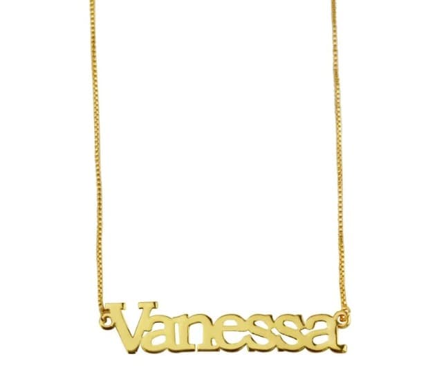 Colar Veneziana com Nome Personalizado