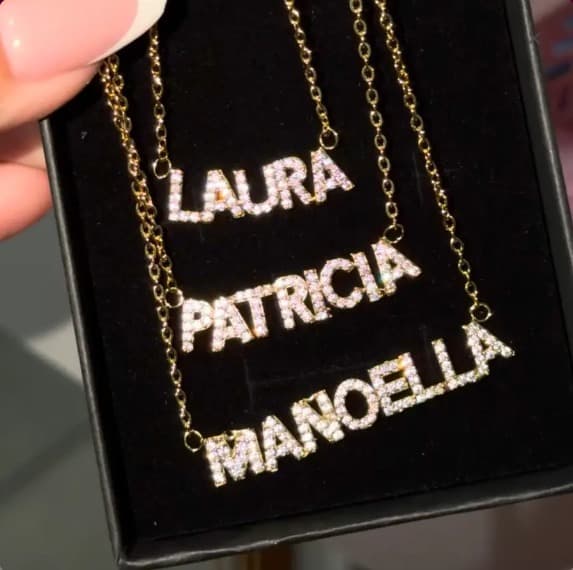 Colar Personalizado cravejado