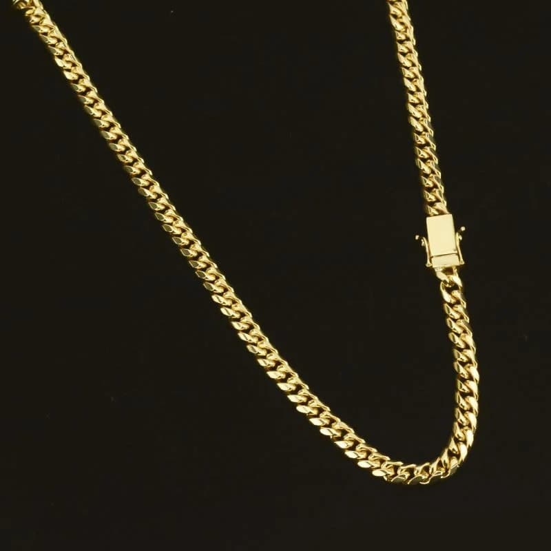 Corrente Cubana 7mm Fecho Gaveta Trava Dupla