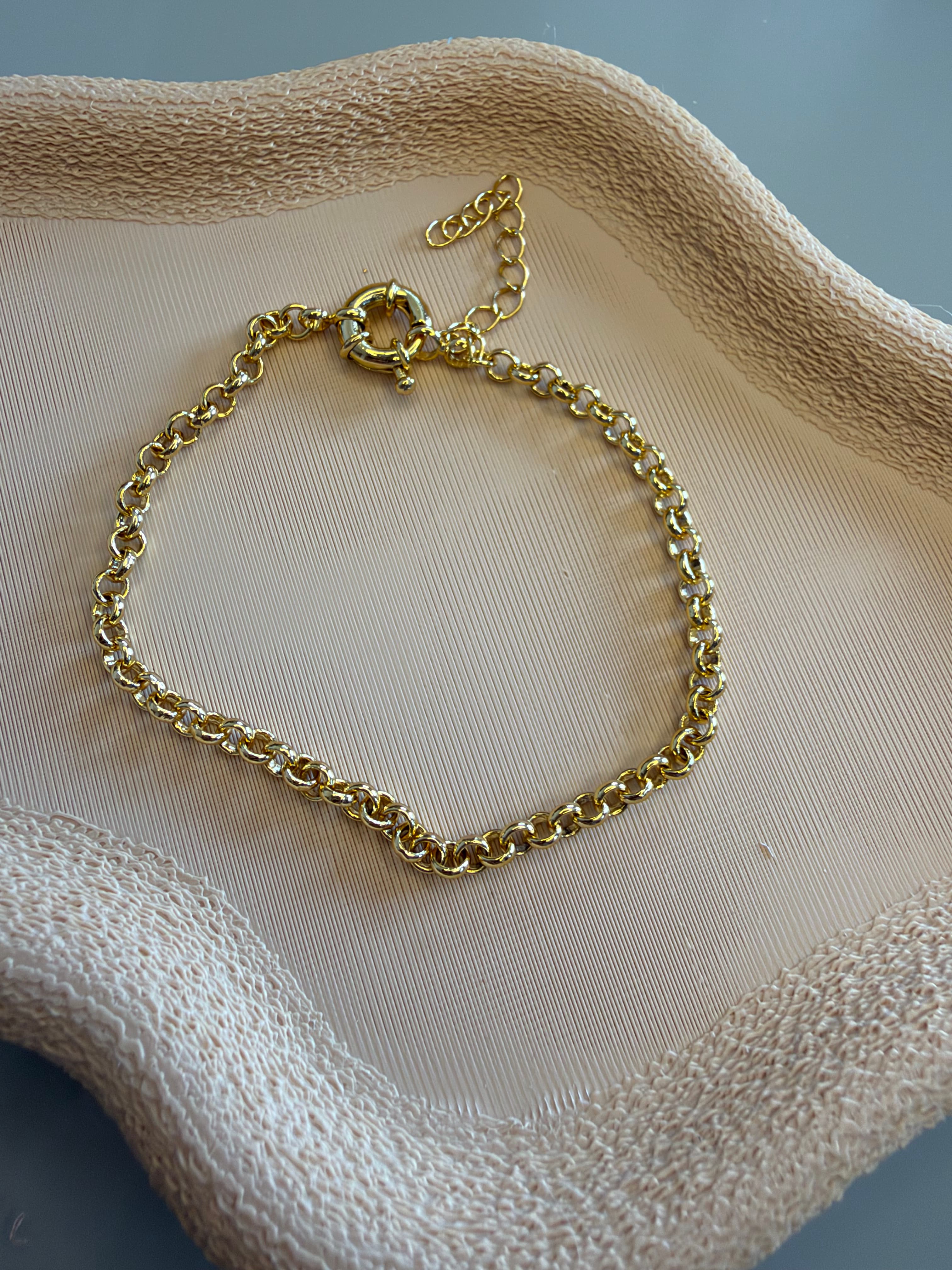 Pulseira elo português 4mm